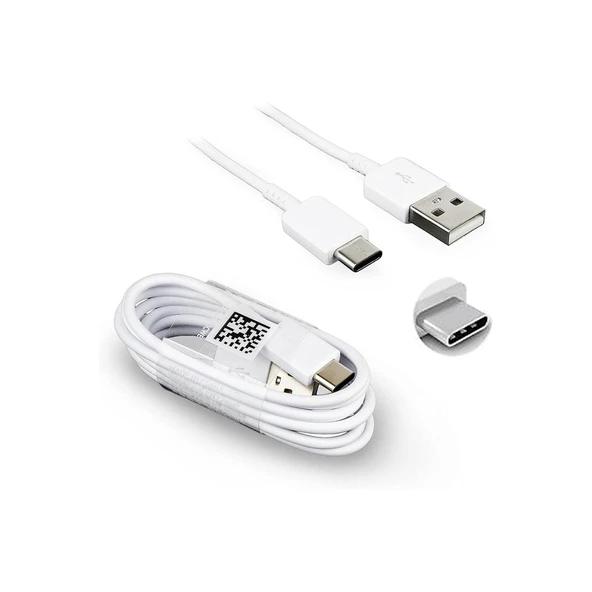 Samsung Hızlı Şarj Ve Data Kablosu (usb-c) - Beyaz ürün görseli 1