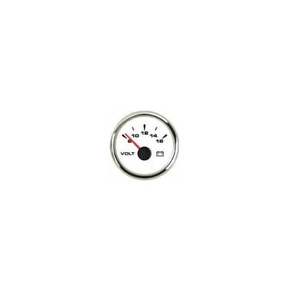 Sealux Voltmetre  Ø52Mm Beyaz 12V ürün görseli 1