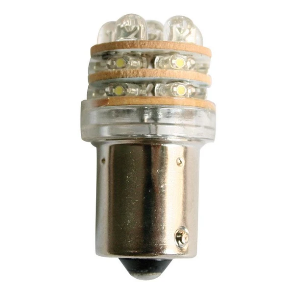 AMPÜL 12V, LED, T18 BA15S, cool white - 18 LEDs, 15x39mm ürün görseli 1
