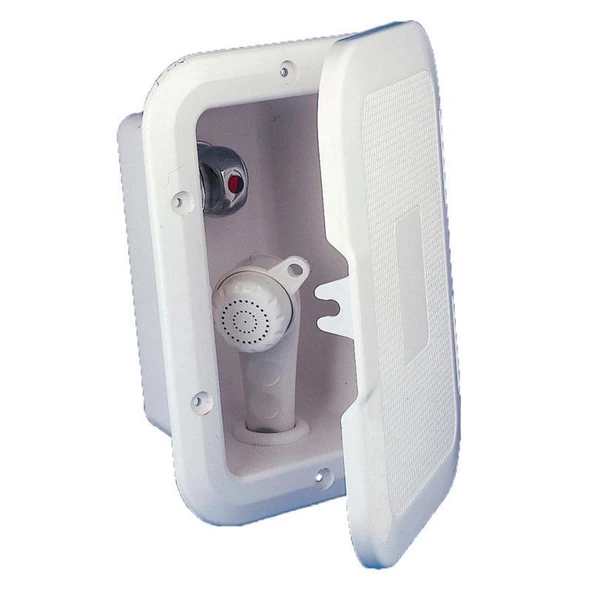 Case Side-mount, w/Shower, 3m Hose, w/Lid, White ürün görseli 1