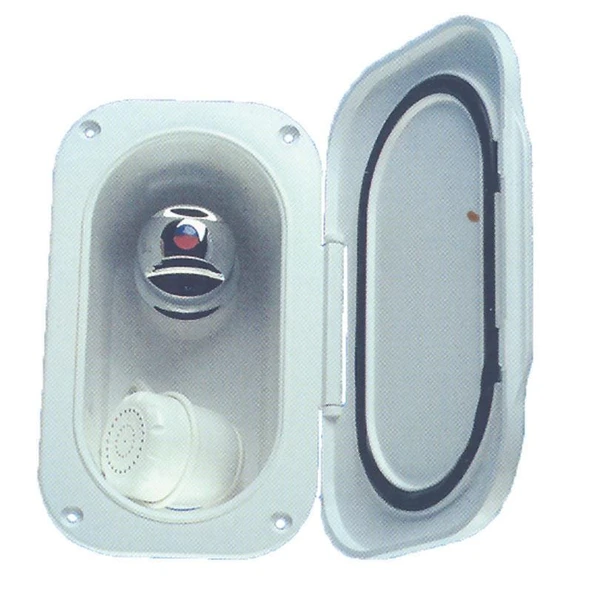 Case w/Shower MixerTap, 5m Hose, Lid w/Gasket, Cream ürün görseli 1
