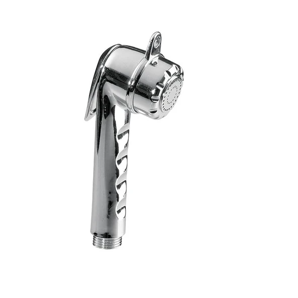 Shower Head, ABS, Long, 1/2" Thread, Chrome ürün görseli 1