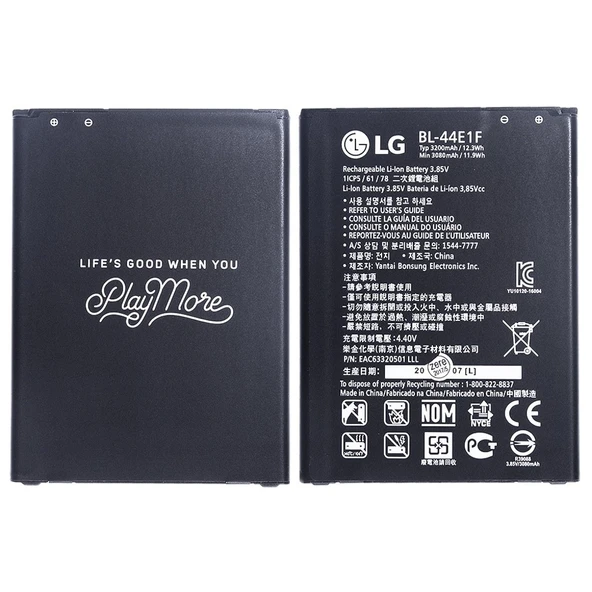 Lg Stylus 3 Pil Batarya / Lg V20 Pil Batarya Bl-44E1F ürün görseli 1