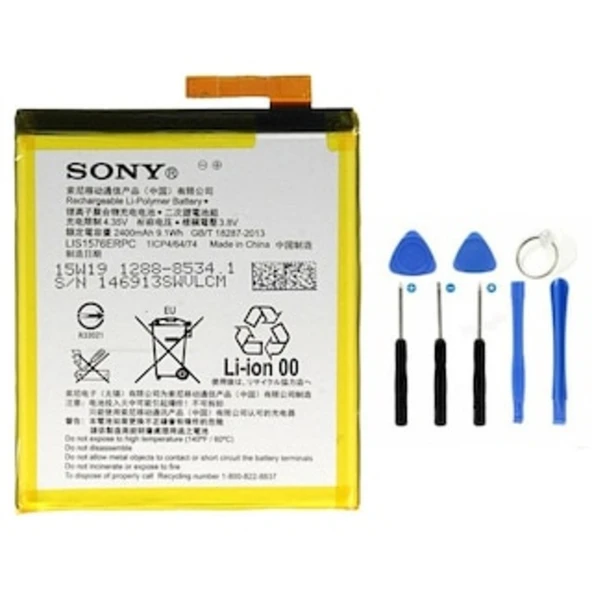 Sony Xperia M4 Aqua Pil Batarya E2303 Lıs1576Erpc ve Tamir Seti ürün görseli 1