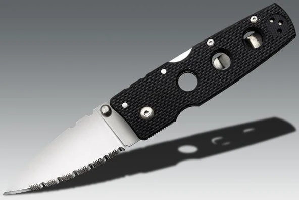 COLD STEEL HOLD OUTIII SERRATED CAKI(MEDIUM) - Resim 4