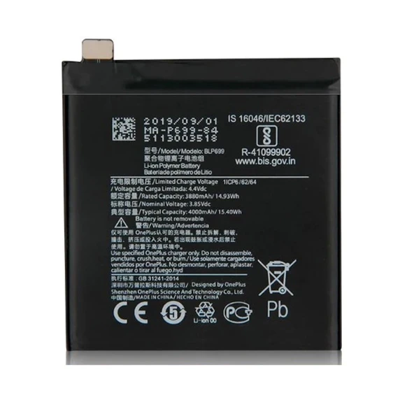Oneplus 7 Pro Pil Batarya Gm1910 Blp699 ürün görseli 1
