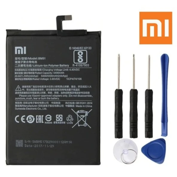 Xiaomi Mi Max 3 / Mi Max3 Bm51 Batarya Pil ve Tamir Seti ürün görseli 1