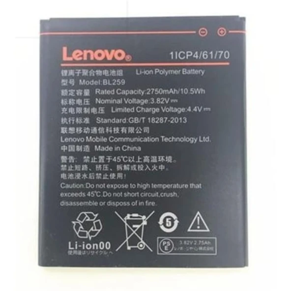 Lenovo Vibe K5 / K5 Plus Pil Batarya A46 Bl259 ürün görseli 1