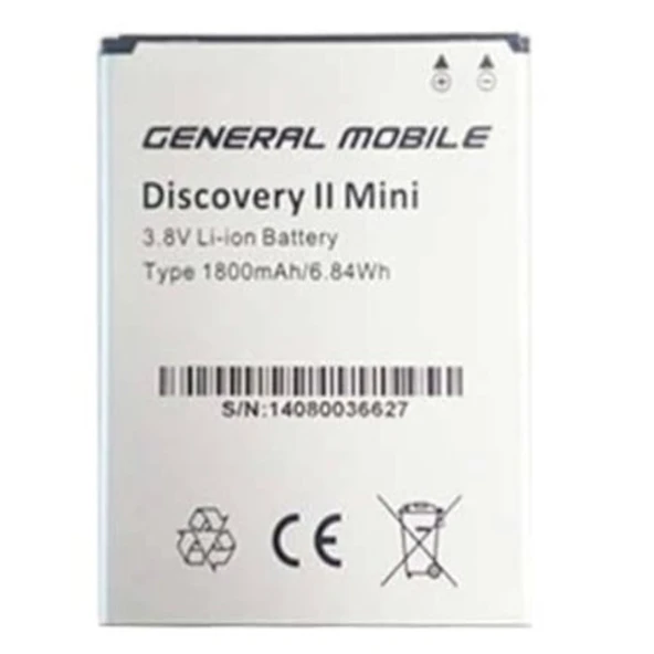 General Mobile Discovery 2 Mini Pil Batarya ürün görseli 1