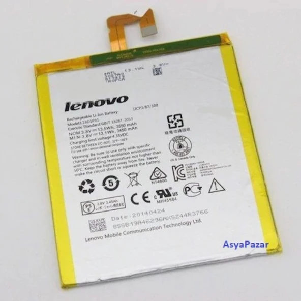 Lenovo İdeapad Pil Tablet Batarya S5000 L13D1P31 ürün görseli 1