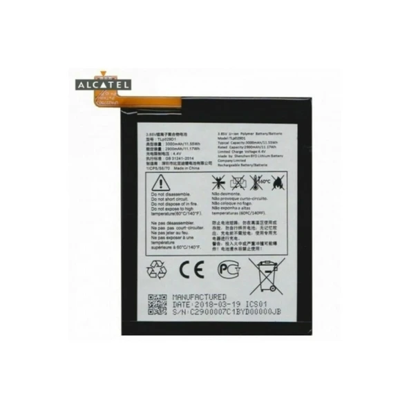 Alcatel 3 Ot 5052D-Alcatel 5 5086D-Alcatel 3L Pil Batarya Tlp029D ürün görseli 1