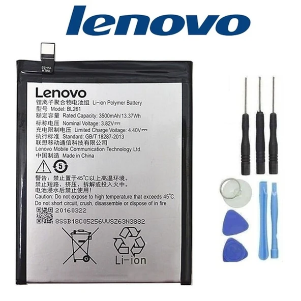 Lenovo Vibe K5 Note Bl261 Batarya Pil ve Tamir Seti ürün görseli 1