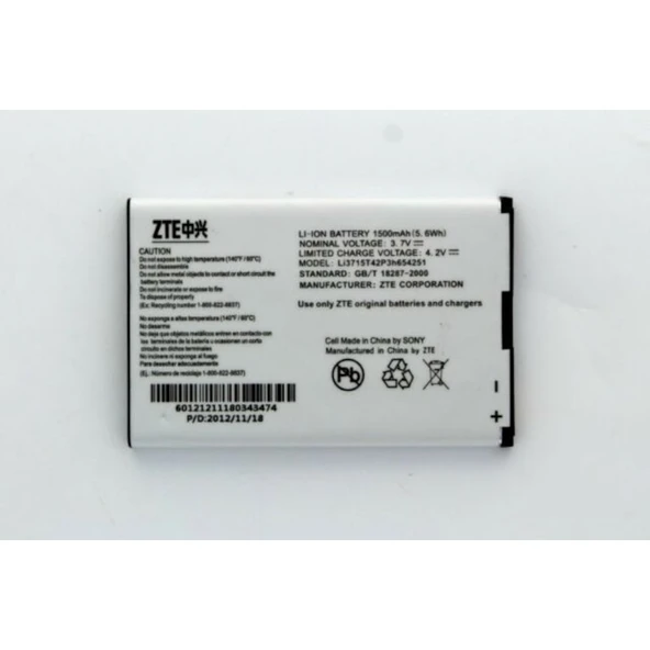 Vodafone R206 Wifi Modem Pili Batarya Li3715T42P3H654251 ürün görseli 1