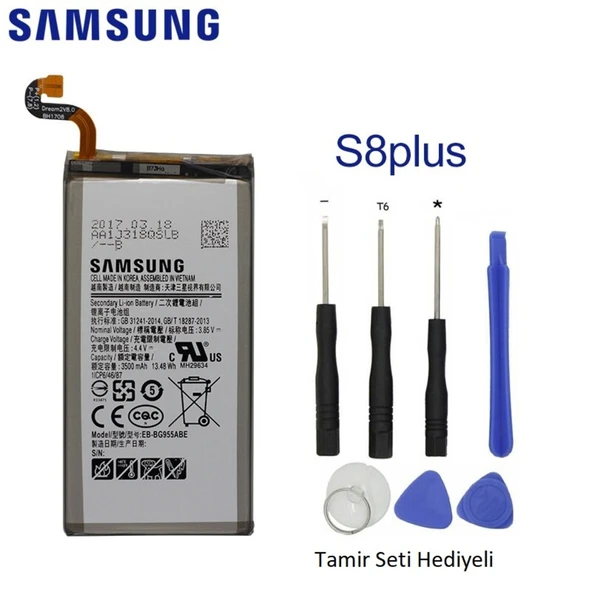 Samsung S8 Plus Pil Batarya G955 Eb-Bg955Abatamir Seti ürün görseli 1