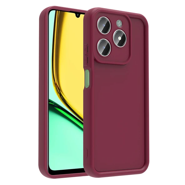 Realme C61 Kılıf Kamera Korumalı Ananas Kapak ürün görseli 1