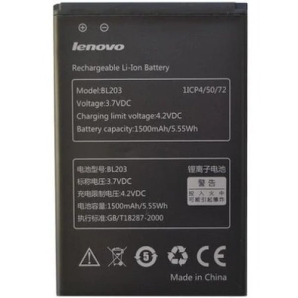 Lenovo A278T A308T-A318T-A66-A369İ-A369 Pil Batarya Bl203 ürün görseli 1