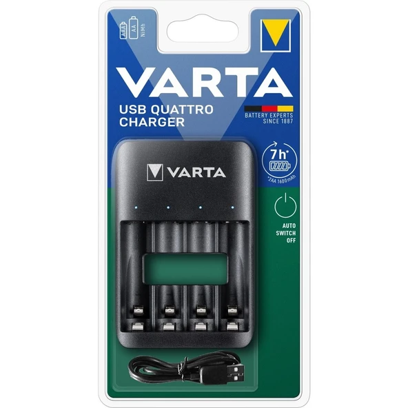 D-light Varta USB Quottro Charger Pil Şarj Cihazı ürün görseli 1