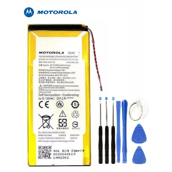 Motorola G4 Xt1625 G4 Plus Xt1622 Pil Batarya Ga40+Tamir Set ürün görseli 1