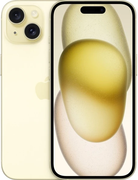 Apple iPhone 15 256 6 GB RAM 5G (Apple Türkiye Garantili) SARI ürün görseli 1