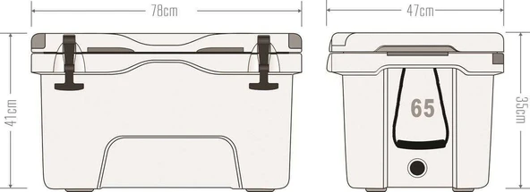 Icepeak Aden Buzluk 65 Litre - Resim 4