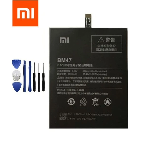 Xiaomi Redmi Mi 3/3S/4X Bm47 Batarya Pil ve Tamir Seti ürün görseli 1