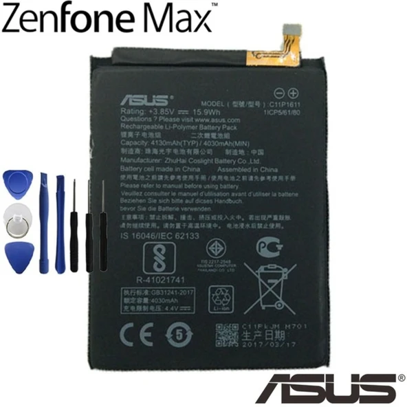 Asus Zenfone 3 Max Pil Batarya C11P1611 ve Tamir Seti ürün görseli 1