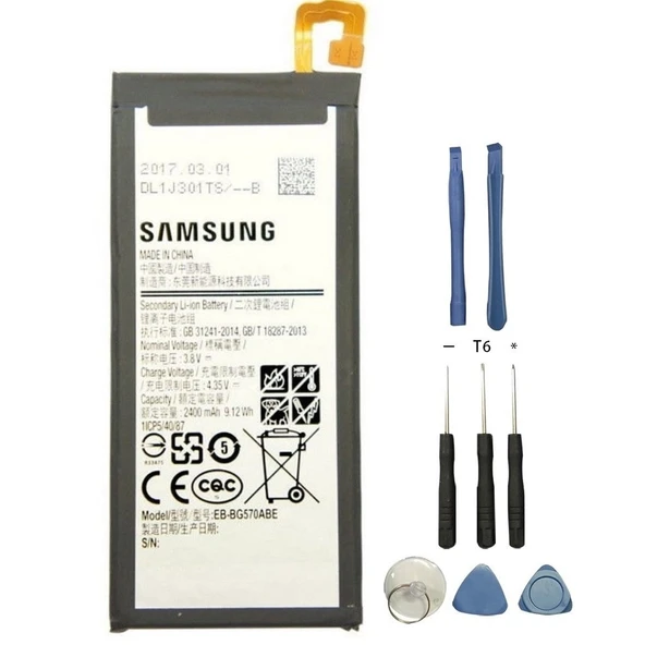 Samsung J5 Prime G610 Pil Batarya ve Tamir Seti Eb-Bg570Abe ürün görseli 1