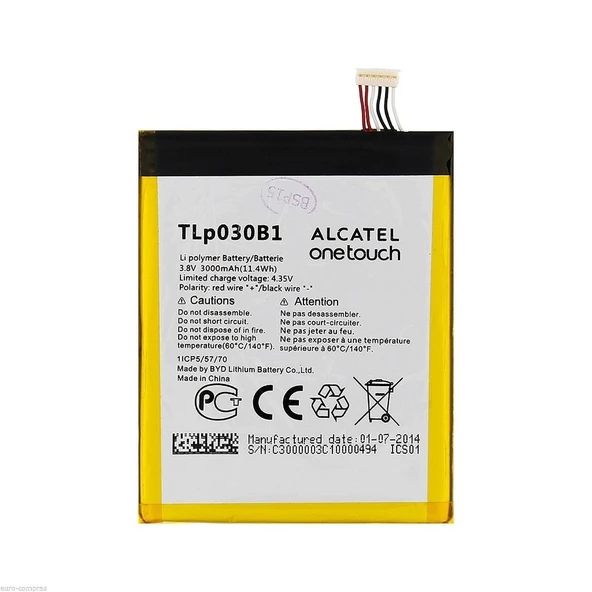 Alcatel One Touch Pop S7 Tlp030B1 Pil Batarya + Tamir Seti ürün görseli 1
