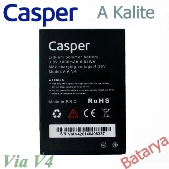 Casper Via V4 Batarya Pil ürün görseli 1
