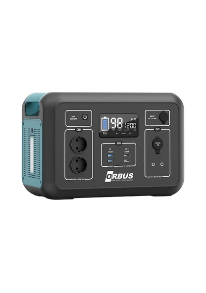Orbus 1200w Taşınabilir Güç Kaynağı Power Station ürün görseli 1