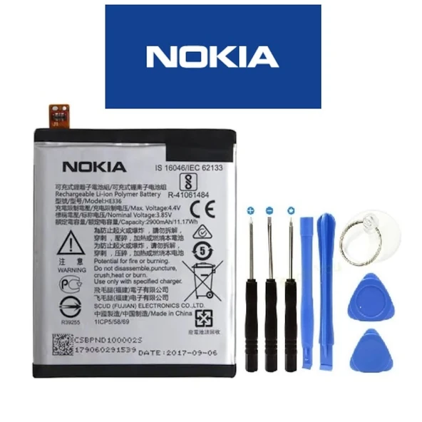 Nokia 5 Batarya Pil He336 ve Tamir Seti 2900 Mah ürün görseli 1