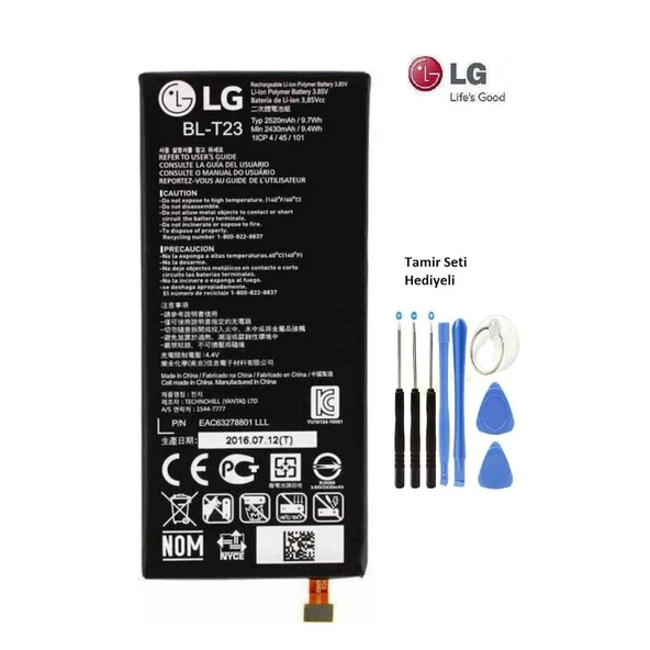 Lg X Cam K580 Bl-T23 Batarya Pil ve Tamir Seti ürün görseli 1