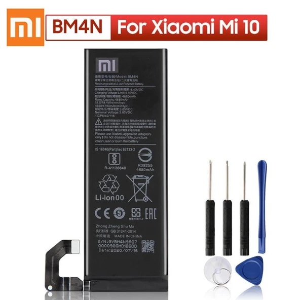Xiaomi Mi 10 Batarya Pil ve Tamir Seti Bm4N 4780 Mah ürün görseli 1