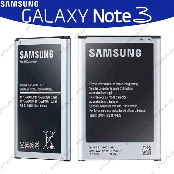 Samsung Note 3 N9000 - N9005 Pil Batarya B800Be ürün görseli 1