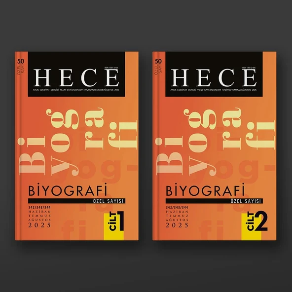 Hece Dergi 50.Özel Sayı Haziran 2025 - Biyografi Özel Sayısı (2 Cilt) ürün görseli 1