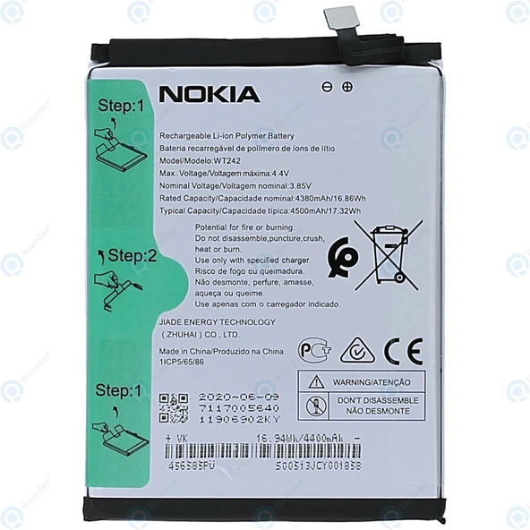 Nokia 2.4 Wt242 Pil Batarya ürün görseli 1