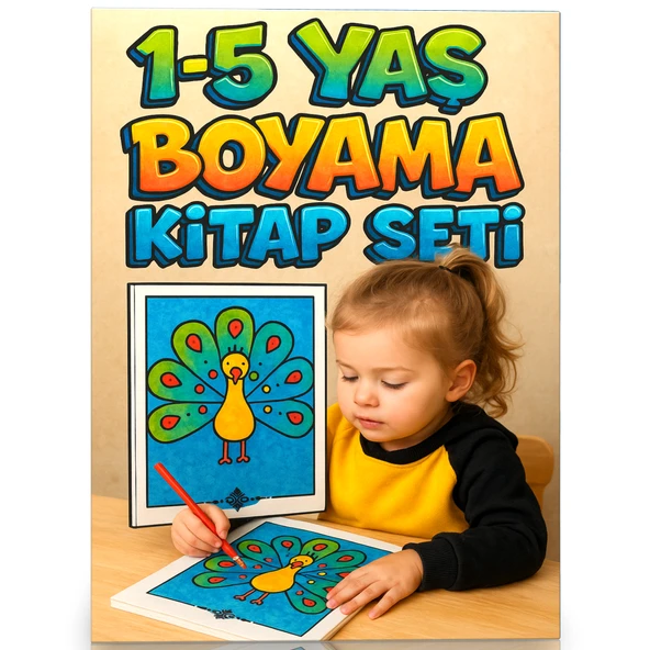 1-5 Yaş Boyama Kitap Seti ürün görseli 1