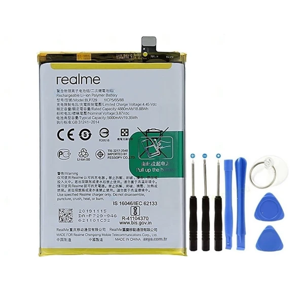 Realme C21 Pil Batarya BLP729 + Tamir Seti ürün görseli 1