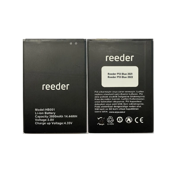 Reeder P13 Pil Batarya Hb001 ürün görseli 1