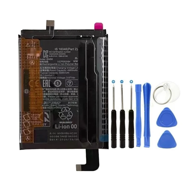 Xiaomi Redmi K40 Gaming 5G Pil Batarya BM56 ve Tamir Set ürün görseli 1