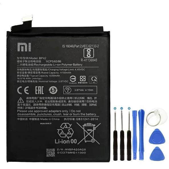 Xiaomi Mİ 11 Lite Pil Batarya BP42 ve Tamir Seti ürün görseli 1