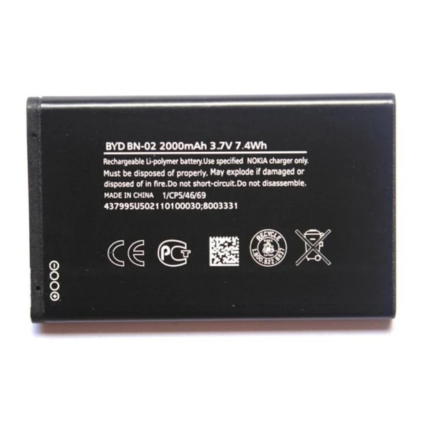 Nokia Lumia Byd Xl Bn-02 Batarya Pil ürün görseli 1