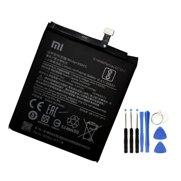Xiaomi Redmi 10X Pro Pil Batarya BM4S ve Tamir Set ürün görseli 1