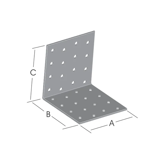 Masa Gönye Sac Köşebent 80x80x80 mm ürün görseli 1