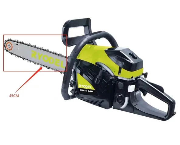 Ryodel Benzinli Ağaç Kesme Motoru/Testere 45cm ürün görseli 1