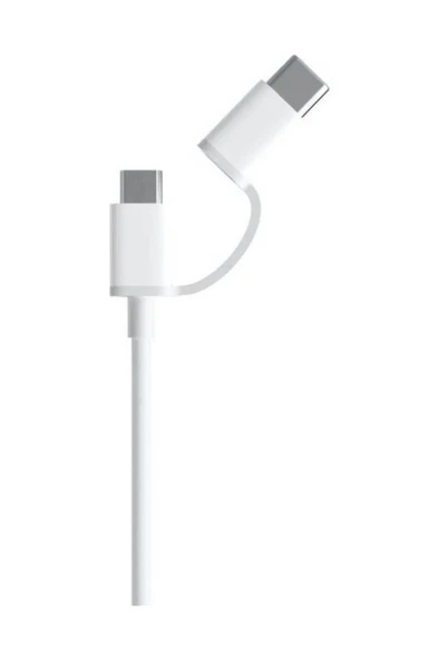 2 in 1 USB Kablo Micro USB ve USB C (Type C - 100 CM) - Resim 2