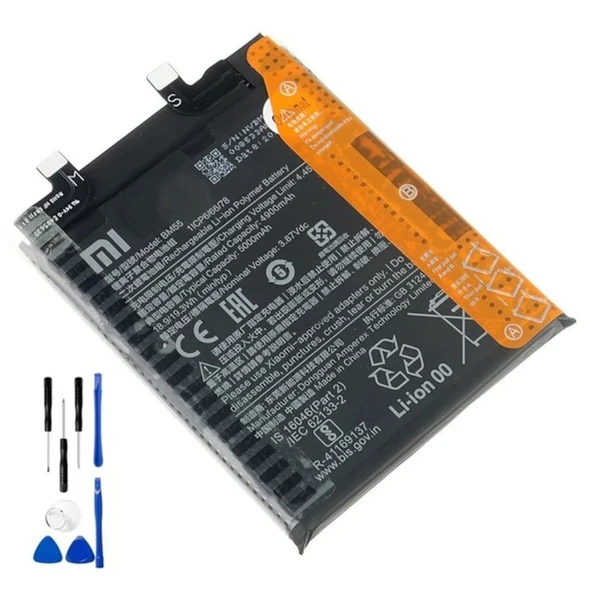 Xiaomi Mi 11 Pro Pil Batarya Bm55 5000 Mah + Tamir Set ürün görseli 1