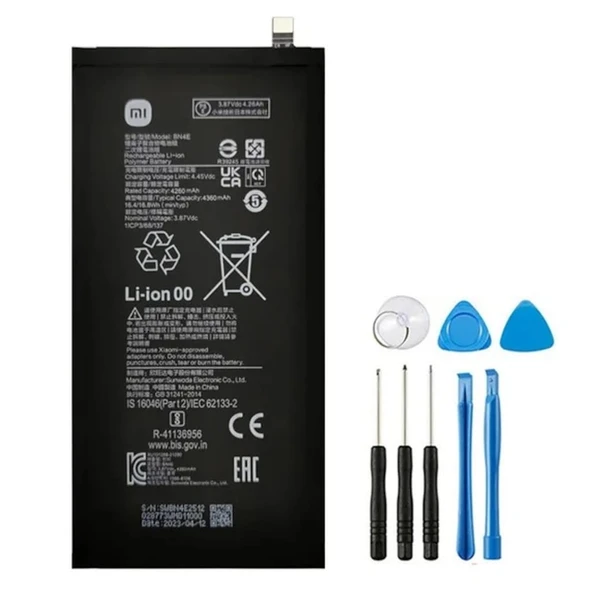Xiaomi Mi Pad 5 Pil Batarya Bn4e 4360 Mah + Tamir Set ürün görseli 1