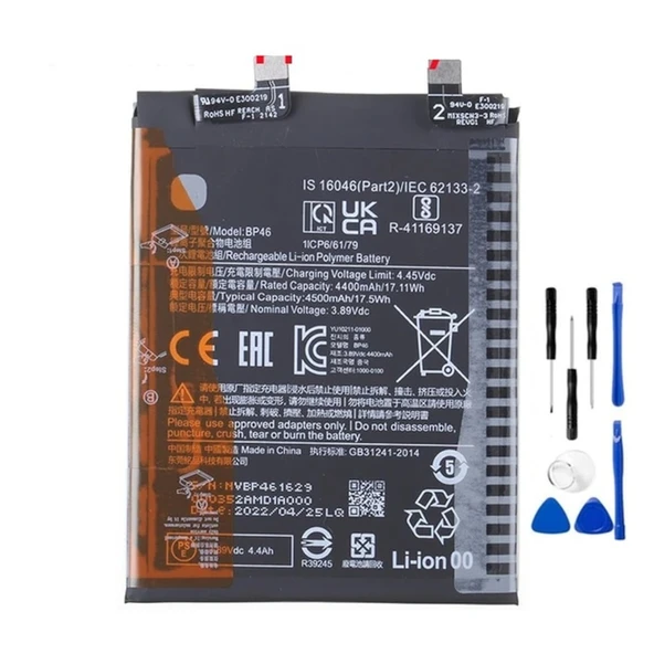 Xioami Mi 12x Pil Batarya Bp46 +tamir Set ürün görseli 1
