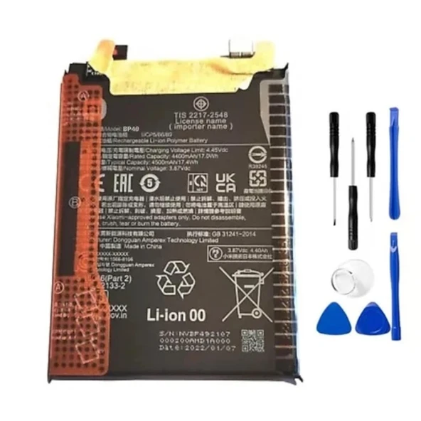Xioami Poco F4 5g Pil Batarya Bp49 5000 Mah +tamir Set ürün görseli 1